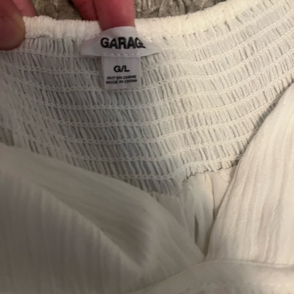 Garage White Hayden Tiered Babydoll Dress - Picture 6 of 6